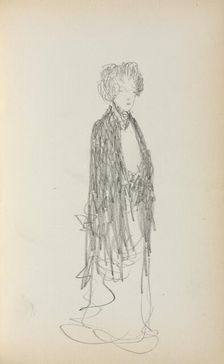 Italian Sketchbook: Standing Woman (page 213), 1898-1899. Creator: Maurice Prendergast (American, 1858-1924)