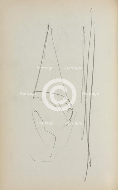 Italian Sketchbook: Sail (page 69), 1898-1899. Creator: Maurice Prendergast (American, 1858-1924).