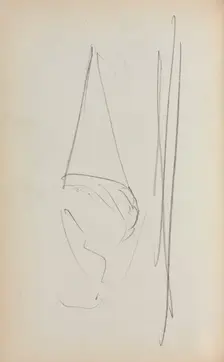 Italian Sketchbook: Sail (page 69), 1898-1899. Creator: Maurice Prendergast (American, 1858-1924)