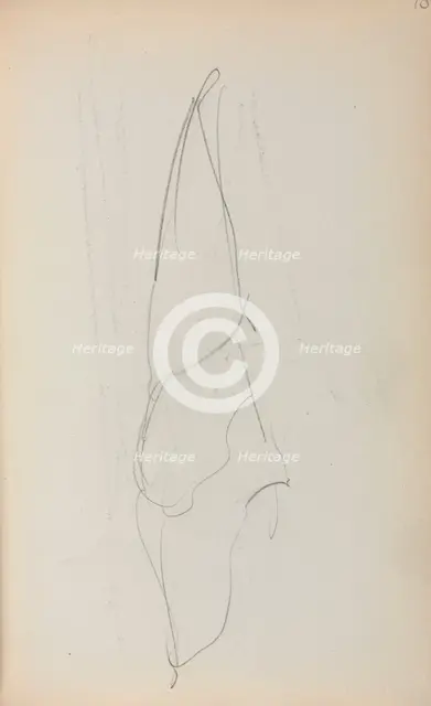 Italian Sketchbook; Sail (page 70), 1898-1899. Creator: Maurice Prendergast (American, 1858-1924).