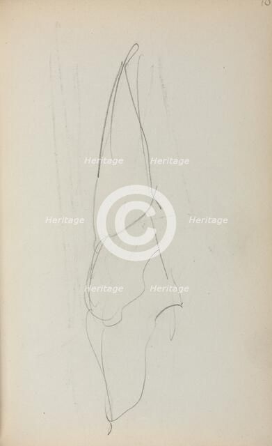 Italian Sketchbook; Sail (page 70), 1898-1899. Creator: Maurice Prendergast (American, 1858-1924).