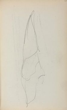 Italian Sketchbook; Sail (page 70), 1898-1899. Creator: Maurice Prendergast (American, 1858-1924)