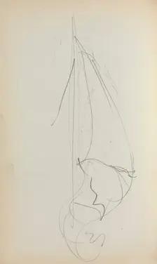 Italian Sketchbook: Sail (page 73), 1898-1899. Creator: Maurice Prendergast (American, 1858-1924)