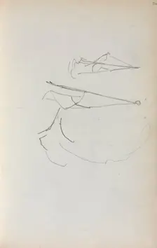 Italian Sketchbook: Sails (page 36), 1898-1899. Creator: Maurice Prendergast (American, 1858-1924)