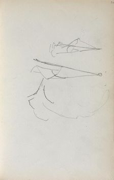 Italian Sketchbook: Sails (page 36), 1898-1899. Creator: Maurice Prendergast (American, 1858-1924)