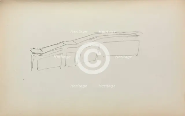 Italian Sketchbook: Squares and Rectangles (page 59), 1898-1899. Creator: Maurice Prendergast (American, 1858-1924).