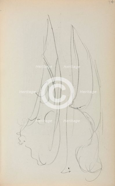 Italian Sketchbook: Two Sails (page 74), 1898-1899. Creator: Maurice Prendergast (American, 1858-1924).