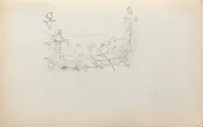 Italian Sketchbook: Venetian Boat (page 29), 1898-1899. Creator: Maurice Prendergast (American, 1858-1924)