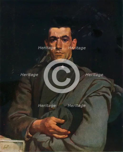 Italian Soldier, No. 2., c1918, (1924). Artist: Glyn Warren Philpot
