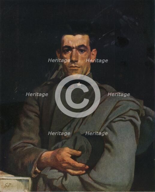 Italian Soldier, No. 2., c1918, (1924). Artist: Glyn Warren Philpot