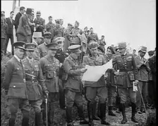 Italian Soldiers Talking, 1930s. Creator: British Pathe Ltd