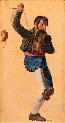 Italian. Study for The St. Anthony Feast Day in Rome, c1838. Creator: Wilhelm Marstrand