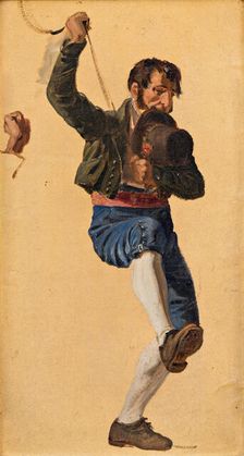 Italian. Study for The St. Anthony Feast Day in Rome, c1838. Creator: Wilhelm Marstrand