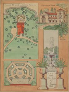 Italian Style Villa, c. 1936. Creator: Virginia Richards