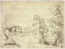 Italianate Landscape, n.d. Creator: Unknown