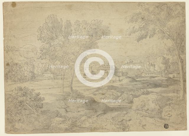Italianate Landscape with Buildings, n.d. Creator: Unknown.
