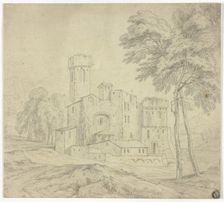 Italianate Landscape with Castle, n.d. Creator: Unknown