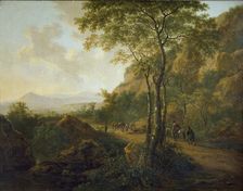 Italianate Landscape with Muleteers, c1629-1652. Artist: Jan Dirksz Both