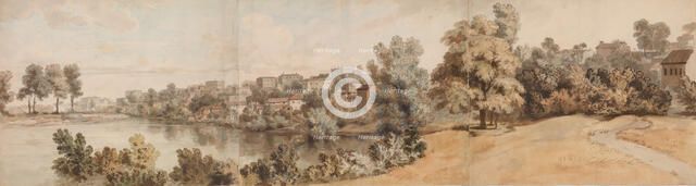 Italianate River Landscape, 1750-60. Creator: William Taverner.