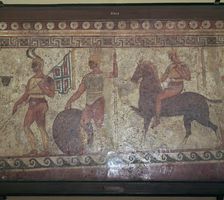 Italic wall-painting, 6th century