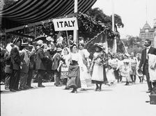 Italy in N.Y. 4th July parade, between c1910 and c1915. Creator: Bain News Service