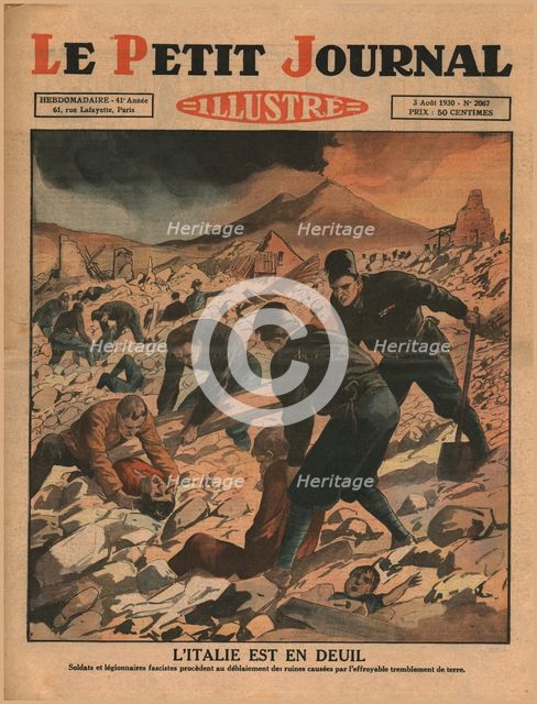 Italy is in mourning, 1930. Creator: Unknown.