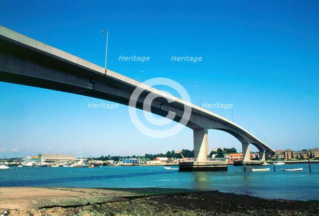 Itchen toll bridge in Southampton. Artist: Unknown.