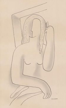 Itching, around 1931. Creator: Mikulas Galanda