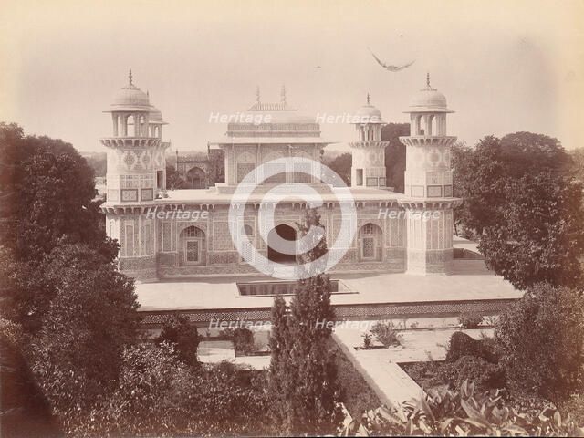 Itmad-Ud-Daulah's Tomb, Agra, 1860s-70s. Creator: Unknown.