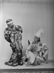 Ito, Michio, Mr., and another dancer, between 1916 and 1921. Creator: Arnold Genthe