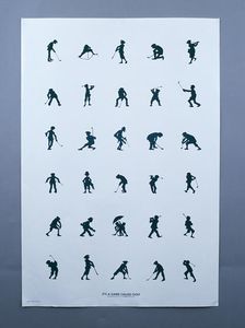 It's a game called golf, poster, 20th century