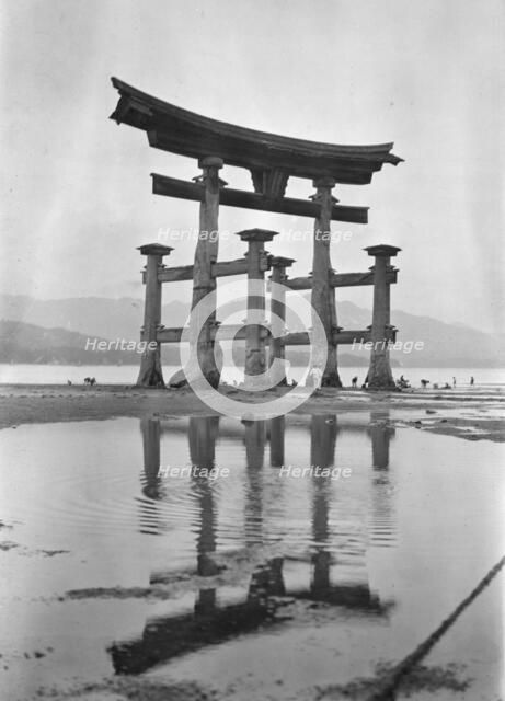 Itsukushima Shinto Shrine, Japan, 1908. Creator: Arnold Genthe.