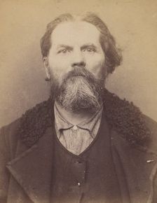 Iv(w)anowski. Casimir. 57 ans, né à Chalon-sur-Saône (Saône & Loire). Mécanicien. Anarchis..., 1894. Creator: Alphonse Bertillon