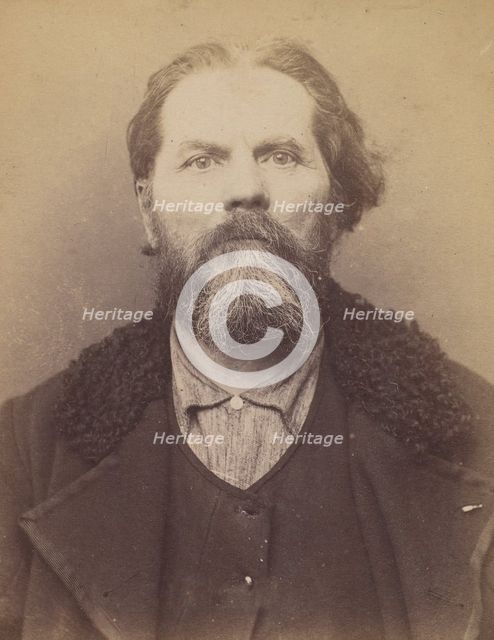 Iv(w)anowski. Casimir. 57 ans, né à Chalon-sur-Saône (Saône & Loire). Mécanicien. Anarchis..., 1894. Creator: Alphonse Bertillon.