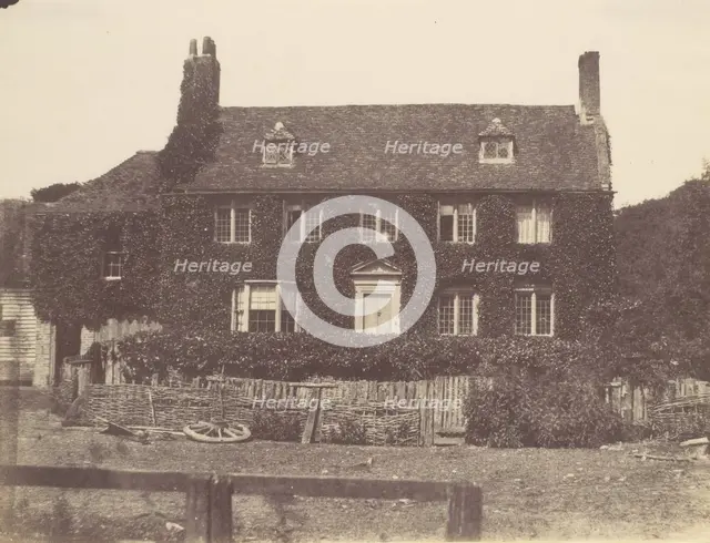 Ivy Covered House, 1850s. Creator: Unknown.