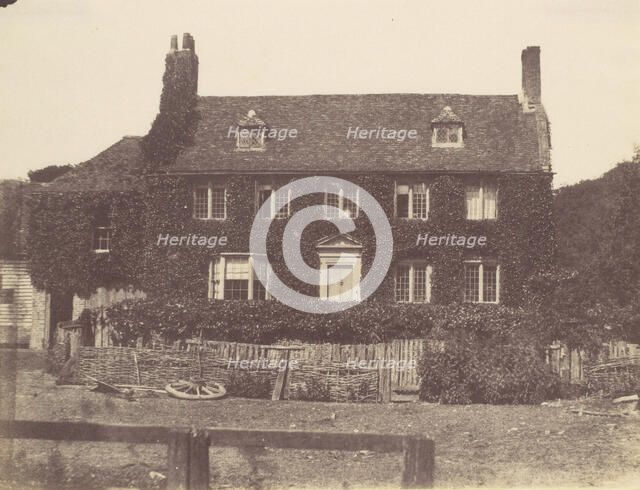 Ivy Covered House, 1850s. Creator: Unknown.