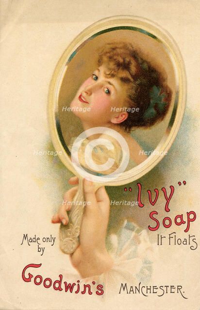 Ivy soap, 1900. Artist: Unknown