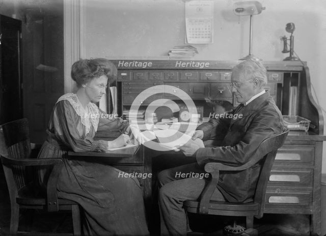 Iva Shuster -- Judge F.B. House, 1917. Creator: Bain News Service.