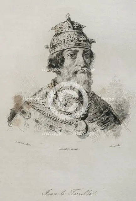 Ivan the Terrible, 1839.  Creator: Moret.