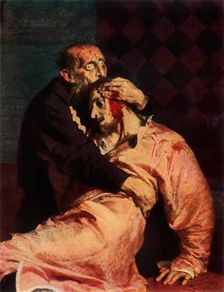 Ivan the Terrible and His Son Ivan on November 16, 1581 1885, (1965). Creator: Il'ya Repin