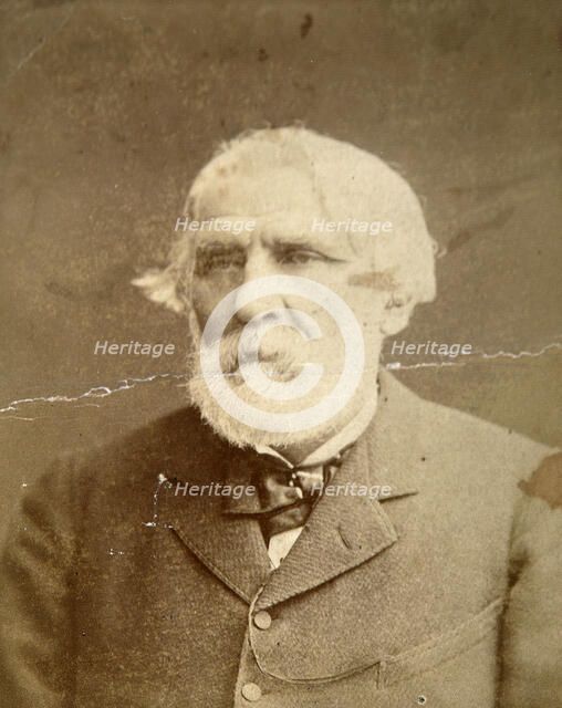 Ivan Turgenev, Russian author, 1870. Artist: Konstantin Schapiro