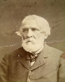 Ivan Turgenev, Russian author, 1870. Artist: Konstantin Schapiro