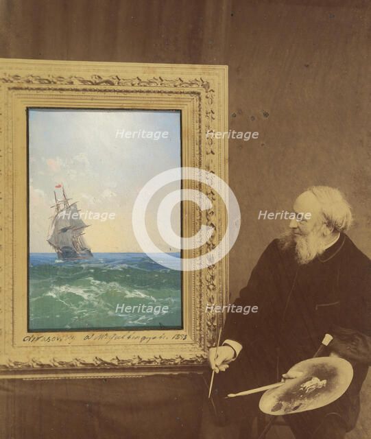 [Ivan Constantinovich Aivasovski], 1893. Creators: Babayeva Studio, Ivan Ayvazovsky.