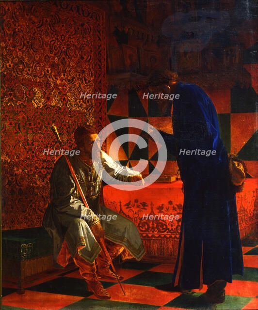 'Ivan IV and Malyuta Skuratov', 1870. Artist: Grigori Sedov