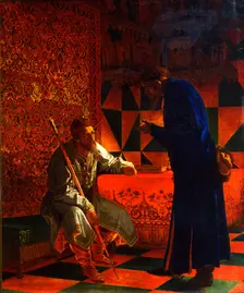 Ivan IV and Malyuta Skuratov 1870. Artist: Grigori Sedov