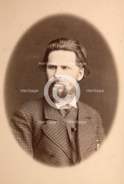 Ivan Kramskoy, Russian artist, 1870s. Artist: Unknown