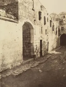 IVe Station. Jésus rencontre sa très Sainte Mère. Cette station est située a quel..., 1860 or later. Creator: Louis de Clercq