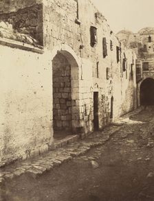 IVe Station. Jésus rencontre sa très Sainte Mère. Cette station est située a quel..., 1860 or later. Creator: Louis de Clercq