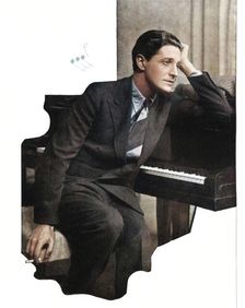 Ivor Novello confesses: "It Takes Me A Long Time To Compose A Score, But It Only Takes Booth's Two Creator: Unknown