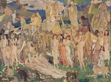 Ivory, Apes and Peacocks (The Queen of Sheba) c1909. Artist: John Duncan